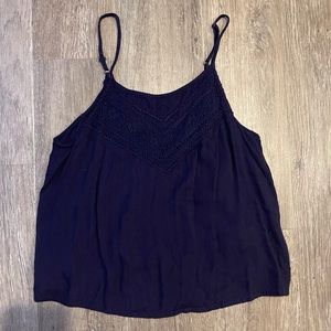 Roxy Navy Blue Crop Top